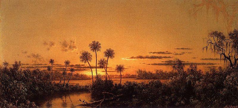 Martin Johnson Heade After Sunset china oil painting image
